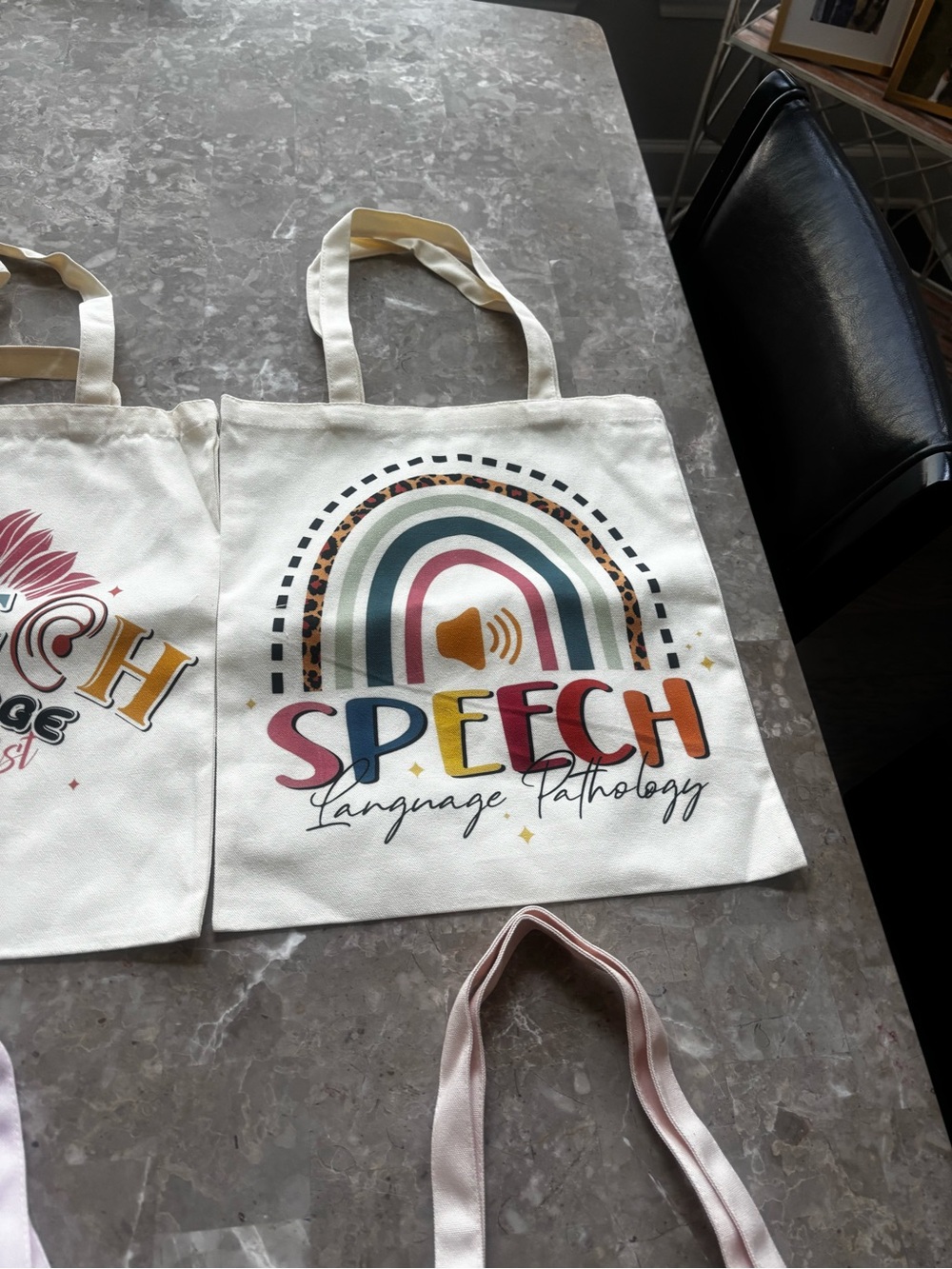 Bundle of 6️⃣ Speech Therapy Cotton Tote Bags - Picture 7 of 7